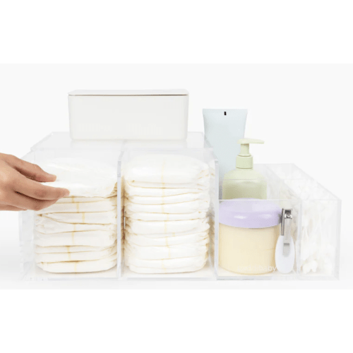 Acrylic Diaper Caddy Organizer for Changing Table – Beddi Baby