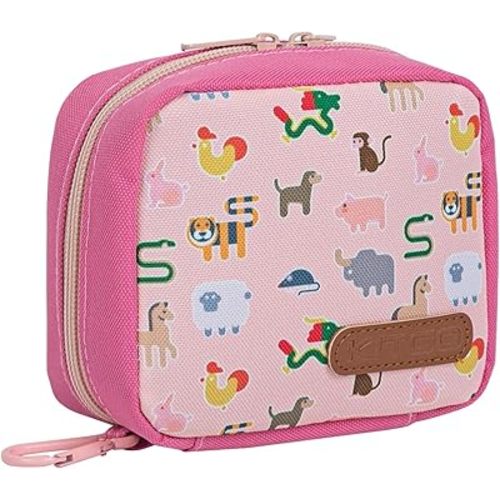 First Aid Kit for Kids - 107 Pieces, Mini First Aid Kit Includes Customized Band-Aids, Bandages, Small Travel First Aid Kit for Car, Home, Outdoors, Sports, Camping, Backpacking