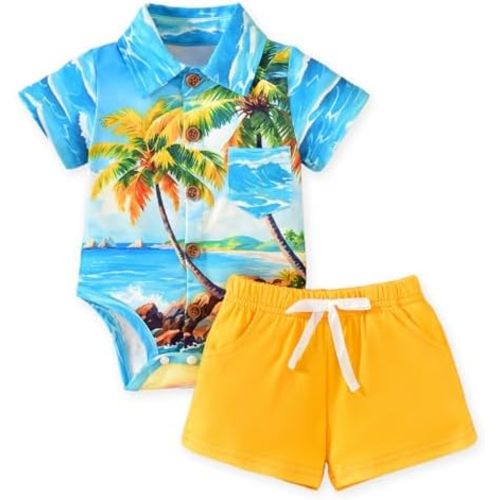 Baby Boy Hawaiian Outfit