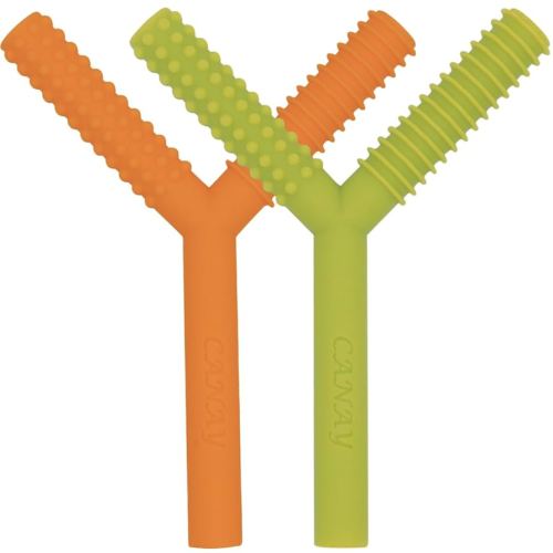 Y Hollow Chew Tubes Sensory Chew Toys for Autistic Children(2 Pack), Alt. to Chew Necklaces for Sensory Kids, Teething, Oral Motor Stimulation, ADHD, SPD - Teether Toys