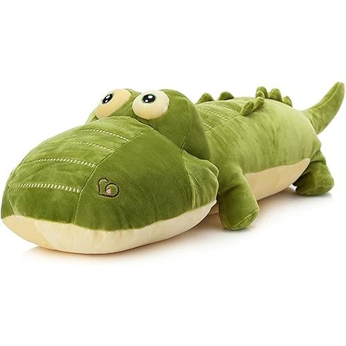 Crocodile Big Hugging Pillow, Soft Alligator Plush Stuffed Animal Toy Gifts for Kids, Birthday, Christmas 25.6"