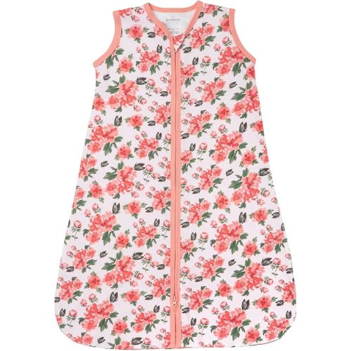 LollyBanks Sleep Sack, 100% Cotton Neutral Baby Sacks, 0.5 TOG Sleep Sacks Lightweight with 2-Way Zipper