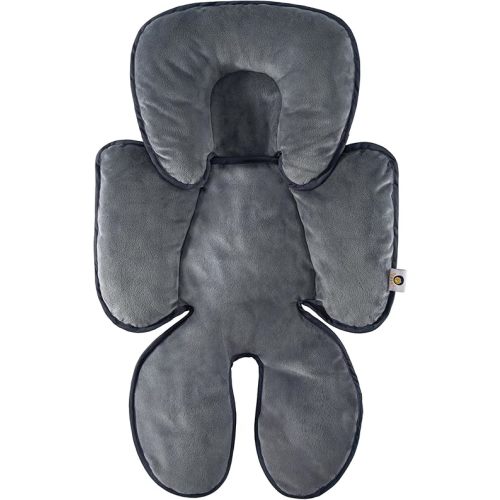 Infant Car Seat Insert, Baby Carseat Head Body Support for Newborn Girls Boys, 2-in-1 Reversible Extra Soft Baby Car Seat Cushion for Carseats, Strollers, Bouncer Swing, Blue Opal