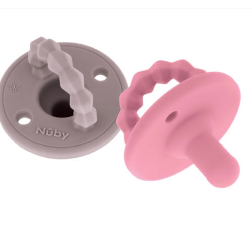 Silicone Softees Pacifier & Teether (2 Pack)
