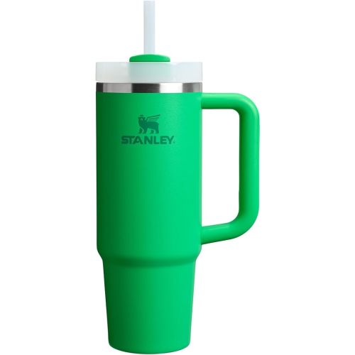 Stanley Quencher H2.0 Tumbler with Handle and Straw 30 oz | Flowstate 3-Position Lid | Cup Holder Compatible for Travel | Insulated Stainless Steel Cup | BPA-Free | Meadow