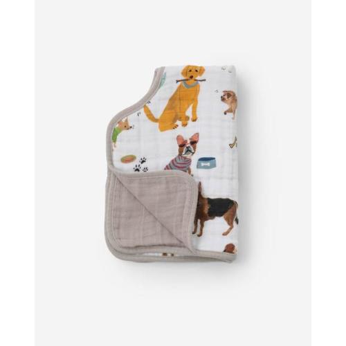 Cotton Muslin Burp Cloth - Woof– Little Unicorn USA