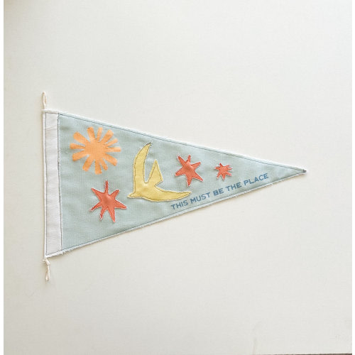 This Must Be The Place Canvas Pennant