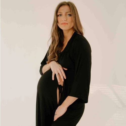 Lila Organic Bamboo Labor & Postpartum Gown