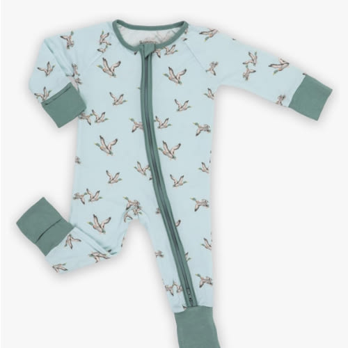 LollyBanks Baby Pajamas, 2-Way Zipper Romper, 95% Viscose Made from Bamboo and 5% Spandex, Baby Sleepers
