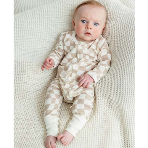 Babies' Footless 2-Way Zip Growsuit