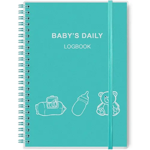 Baby's Daily Log Book - A5 Baby Care planner for Newborns, Schedule for Tracking Newborn's Daily Routine, 152 Easy to Fill Pages Track and Monitor Nursing, Sleep, Feeding, Diapers, Pumping and More