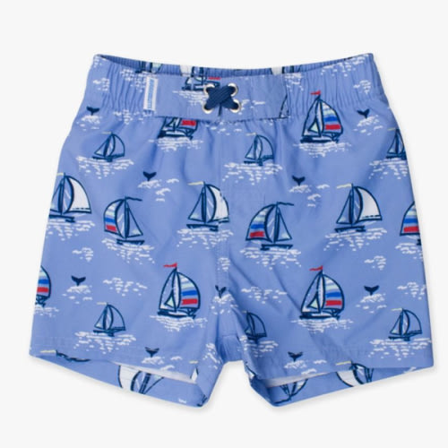 Novelty Print Swim Trunks