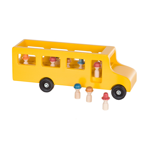 School Bus with People