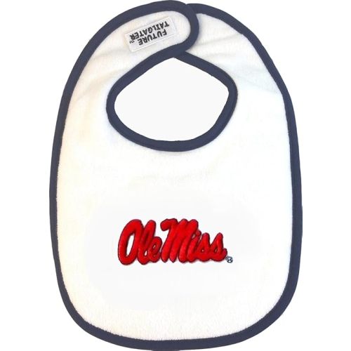 Mississippi Ole Miss Rebels Cotton Baby Bib