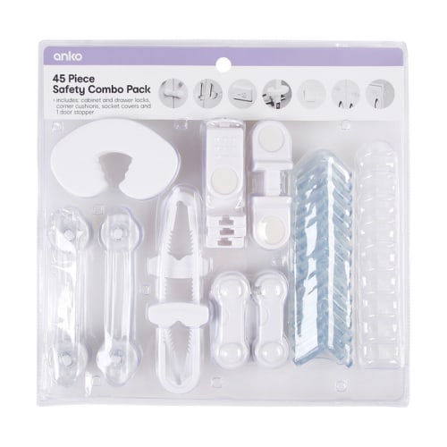 Safety Combo Pack, 45 Piece Set - Anko