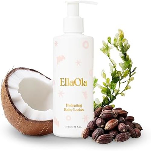 Soothing Baby Lotion for Dry, Eczema Prone & Sensitive Skin with Jojoba Oil + Squalane - Moisturizing, Nourishing Lotion for Newborns, Babies & Kids, Fragrance Free | 7.8 fl. oz.