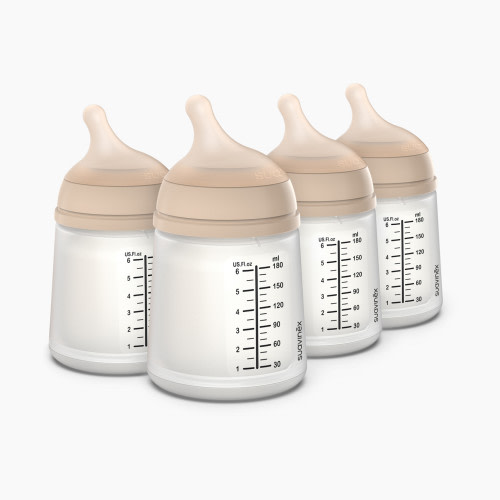 Suavinex Zero Zero Anti-Colic Bottle - Light, 6 Oz, 4