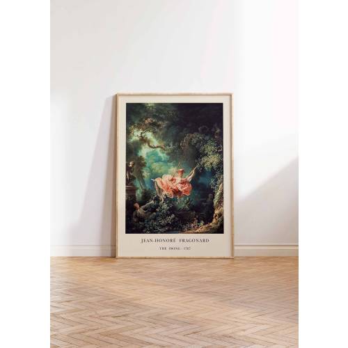 Jean-Honore Fragonard Art Print, The Swing, 24" x 36"