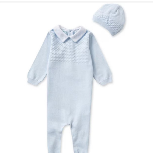 Feltman Brothers Baby Boys Knit Coverall and Hat Set | Dillard's
