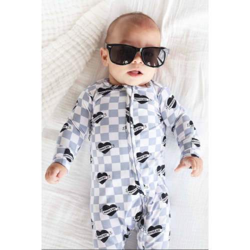 Mamas Boy Zipper Footie