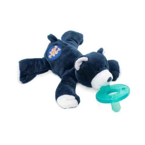 WubbaNub MLB Pacifier - New York Mets Bear: BPA-Free