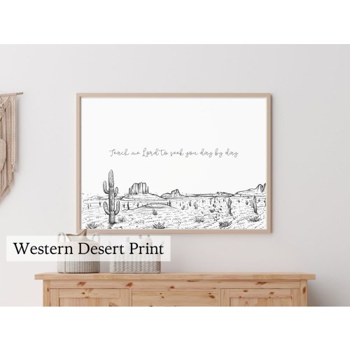 COJO Song Lyric, Western Cowboy Nursery Prints, Western baby print, Country Wall Decor, Teach me Lord, Western Printable
