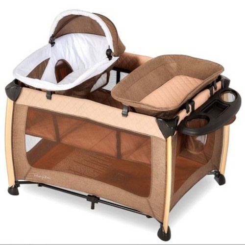 Dream On Me Princeton Deluxe Nap 'n Pack Play Yard, Beige