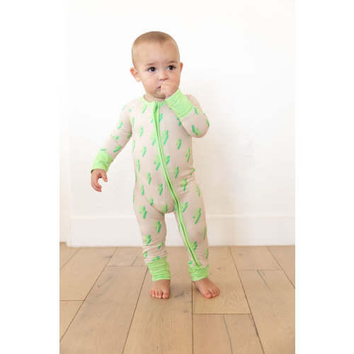 GREEN LIGHTNING BOLTS | ZIPPER ONE PIECE
