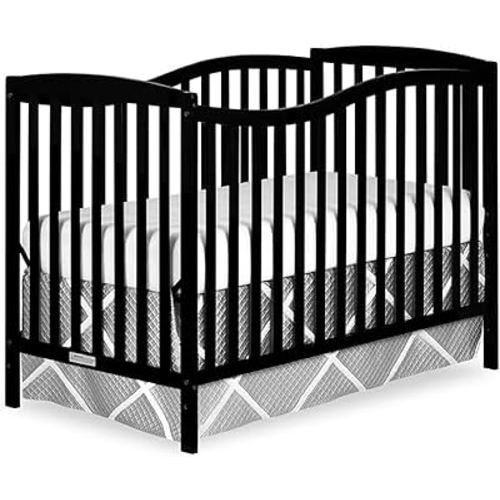 Chelsea 5-In-1 Convertible Crib In Black, JPMA Certified