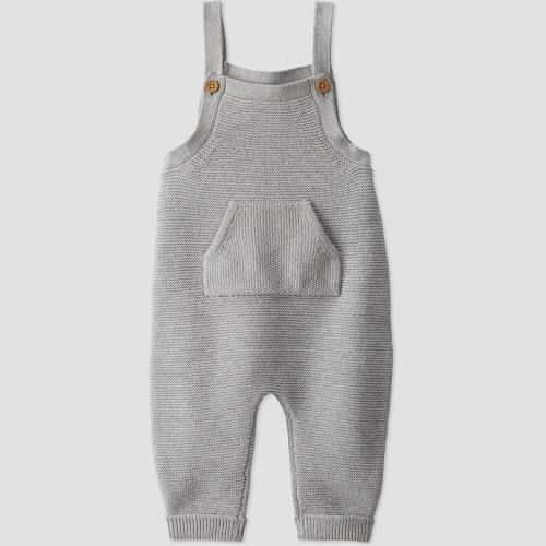 Baby Little Planet by Carter's Organic Cotton Sweater Knit Overalls