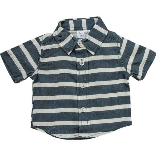 Stripe Linen Button Up Shirt – August + Willow