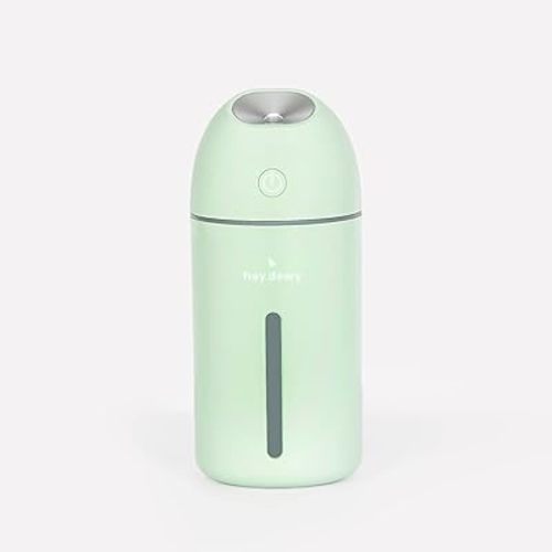 Hey Dewy Wireless, Rechargeable, Self-Care, Skin-Nourishing, Hydrating, Portable Cool Mist Humidifier (Sage)