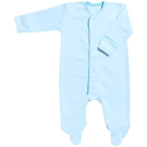 Magnetic Baby Footie - Peruvian Pima Cotton, Premium Infant One-Piece with Easy Magnetic Closures, Soft Breathable