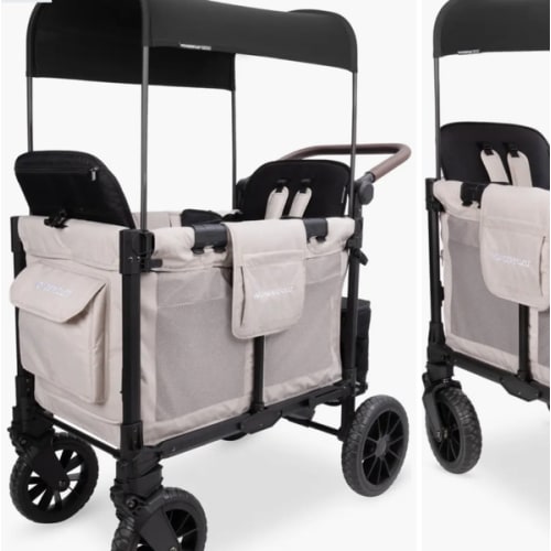 W2 Luxe Pro Double Seater Stroller Wagon (2 Seater) – WONDERFOLD