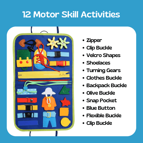TibaToes™ Toddler Montessori Busy Board
