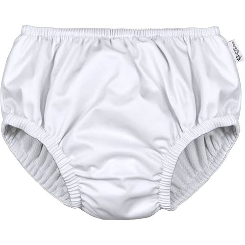 Pull-up Reusable Swim Diaper - White, 6 Months