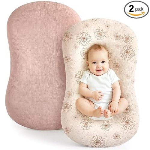 Organic Baby Lounger Cover Muslin