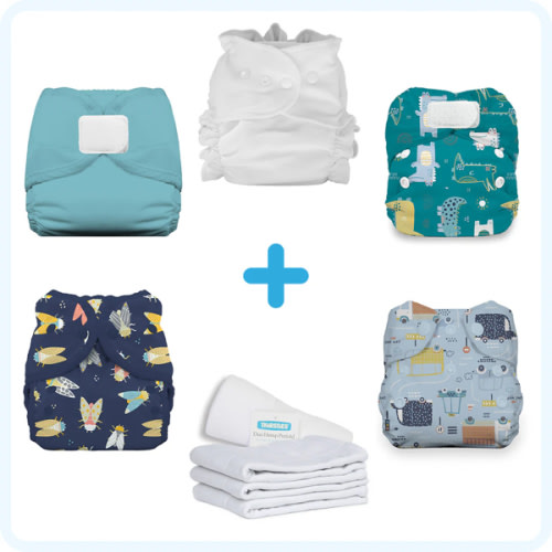 Thirsties Cloth Diapers - Newborn Sampler Pack