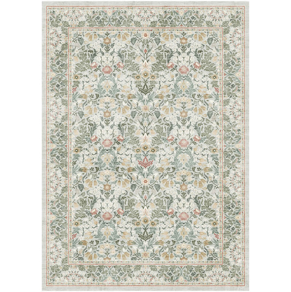 Vintage Traditional Floral Rug | Washable & Family Safe | MontVoo Rugs – MontVooRugs