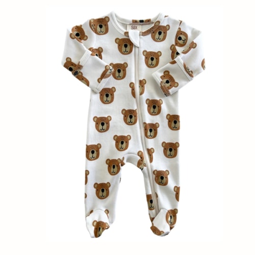 Baby Bear / Organic Zip Footie – SpearmintLOVE