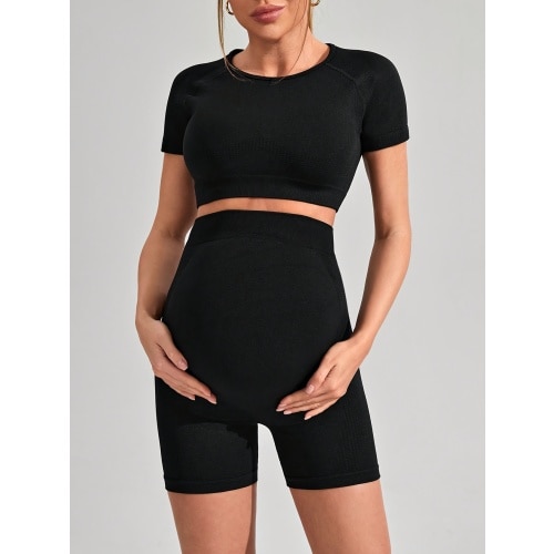 women's backless cropped top high waist shorts two - Temu