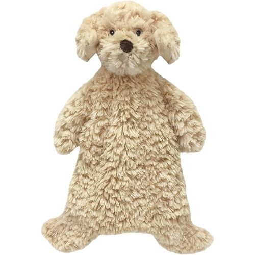 MON AMI Puppy Plush Lovey | 13-Inch Soft Security Blanket for Babies | Cozy Snuggle Toy for Infants & Toddlers| Perfect Newborn Essential for Birthdays & Baby Showers