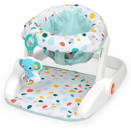 Bright Starts Learn-to-Sit Floor Seat, 2-Position, Foldable