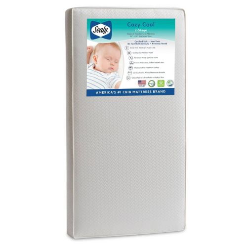 Sealy Cozy Cool 2-stage Hybrid Crib And Toddler Mattress