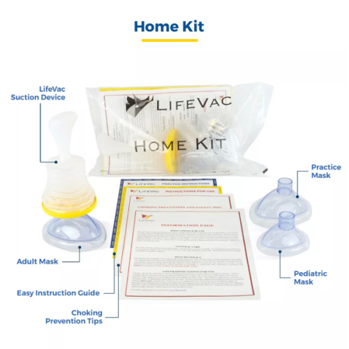 LifeVac Home Kit - Toddler and Adult Choking Rescue Device
