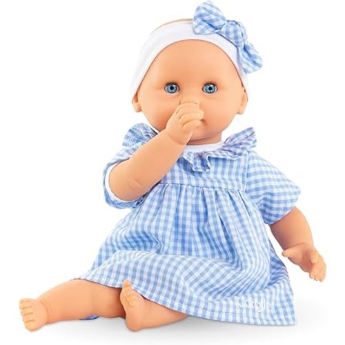 Corolle Premier Poupon Câlin Baby Doll with Soft Body and Accessories for Kids 3 Years and Up Interactive Toy