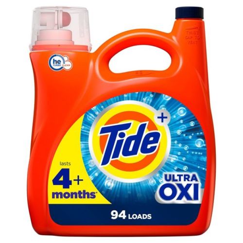 Tide Plus Ultra Oxi He Compatible Liquid Laundry Detergent Soap - 132 Fl Oz