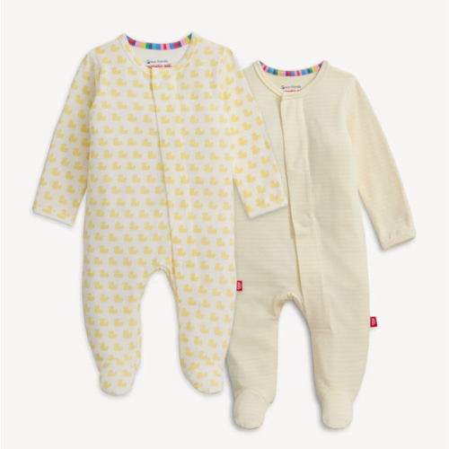 Magnetic 2-Pack Footie, 0-3m