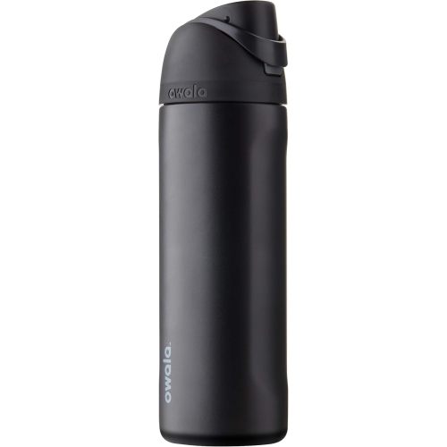 Owala FreeSip Stainless Steel Water Bottle 24 oz Very, Very Dark