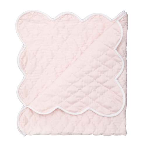 BABY HAND QUILTED SATIN BLANKET
